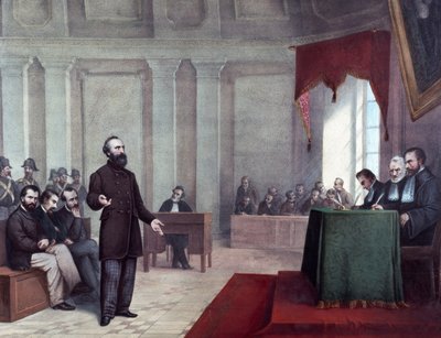 The Trial of Felice Orsini by Unknown artist