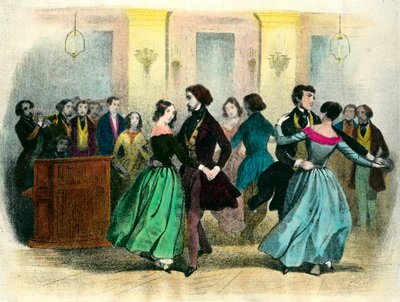 The waltz: a ball in the middle class by Unknown artist