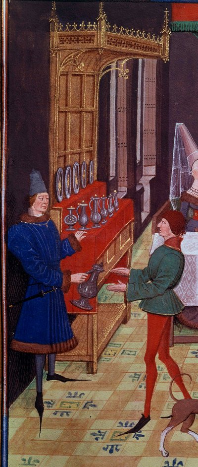 The Wedding Banquet of Clarisse, Daughter of King Yvon of Gascony and Renaud (Detail) by Unknown artist