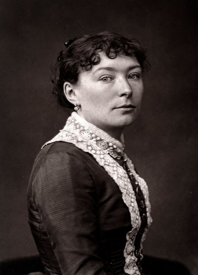 The Woman Artist Virginie-Elodie Demont-Breton Portrayed on the Occasion of the Salon of Paris by Unknown