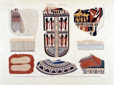 Thebes, Hypogees: Paintings from Mummy Envelopes - in 