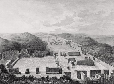 Thermal Baths of Ostia Ancient, Italy 19th Century by Unknown artist