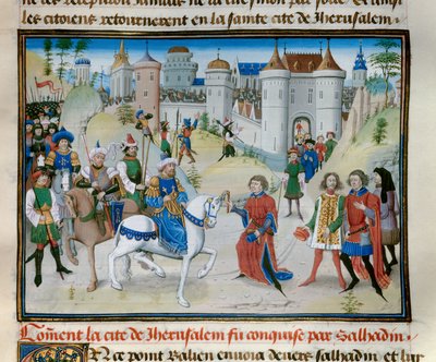 The capture of Jerusalem by Sultan Saladin in 1187 by Unknown artist