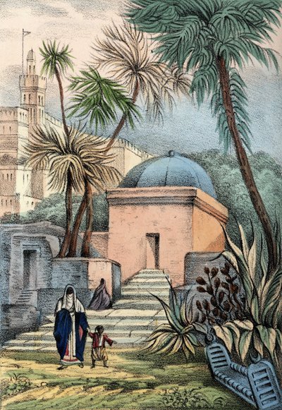 Tombs of the Moorish inhabitants of Algiers in a cemetery of Bab-el-Oued by Unknown artist