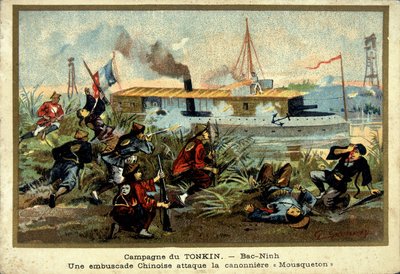 Tonkin Campaign: In Bac-Ninh, a Chinese Ambush Attacks the Gun Boat 