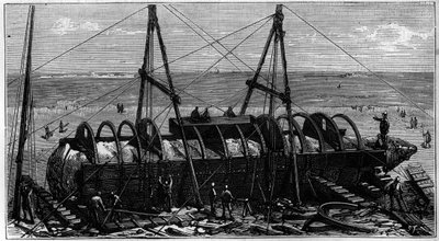 Transport of the Obelisk Known as Needle of Cleopatra from Egypt to England by Unknown artist