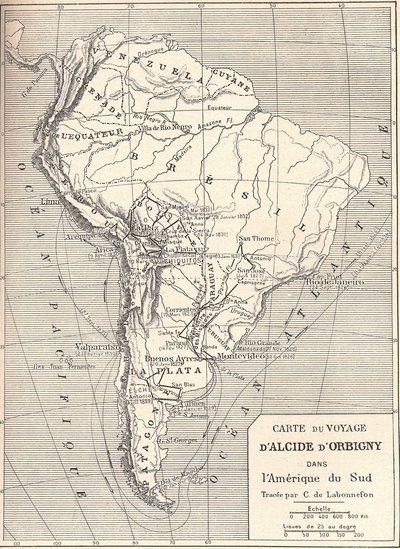 Travel Map of Alcide d