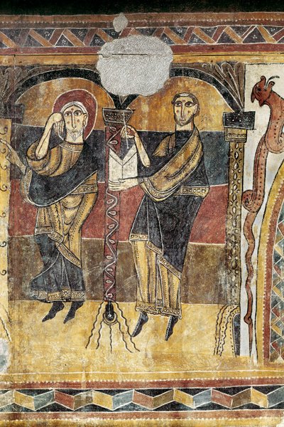 Two saints (detail) by Unknown artist