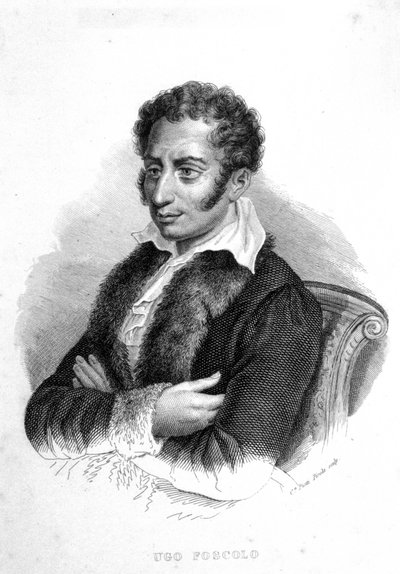 Ugo Foscolo (1778 - 1827), Italian Poet and Novelist by Unknown artist