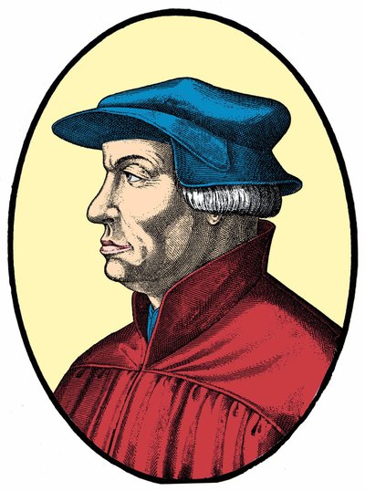 Ulrich Zwingli (1484-1531), Swiss religious reformer by Unknown artist