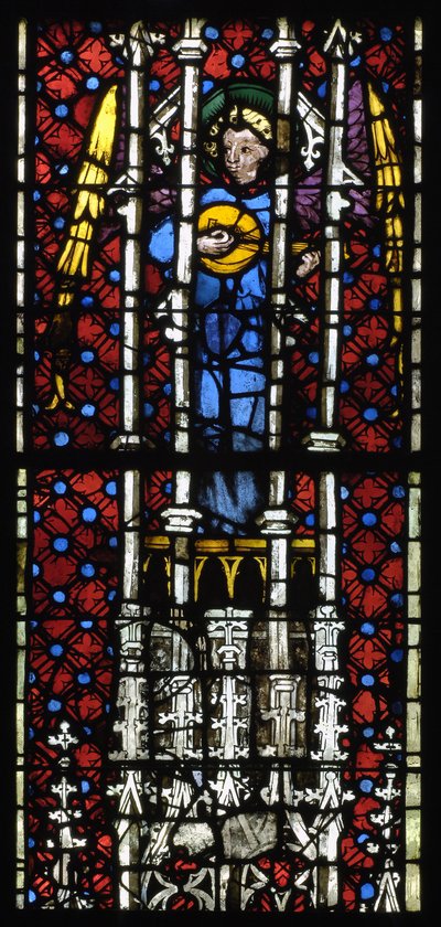 Angel Playing Lute by Unknown artist