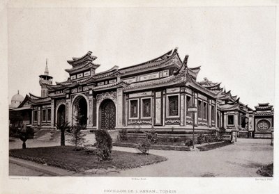 Universal Exhibition in Paris 1889 - Pavilion of Annam, Tonkin by Unknown artist