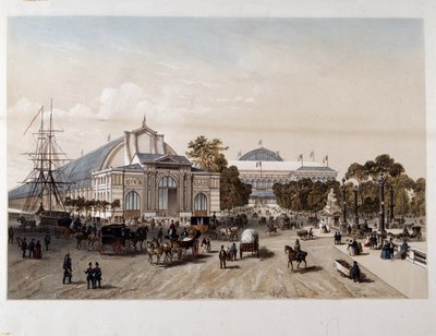 Universal Exhibition of 1855: the Palace of Industry - Lithography by Unknown artist