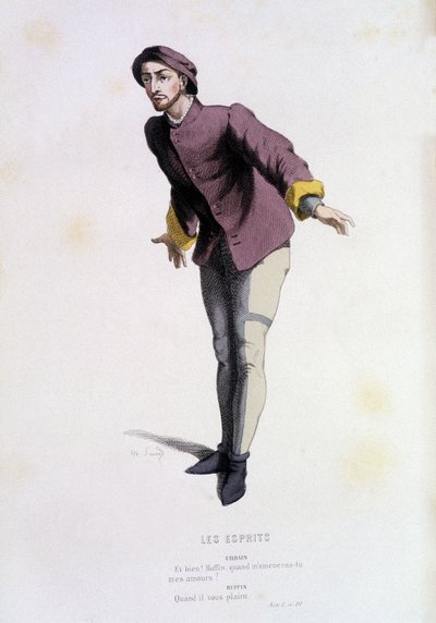 Urbain in “les esprits” (by Pierre de Larivey in 1579), in “le theatre francais au 16 eme et 17 eme ecle anterieur à Moliere” by Edouard Fournier by Unknown artist