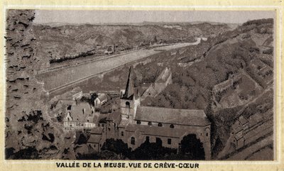 Vallee de la Meuse: View of Creve Coeur (Creve-Coeur or Crevecoeur), Wallonia, Belgium by Unknown artist