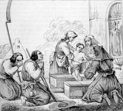 Vendean mores - the saint of the fountain by Unknown artist