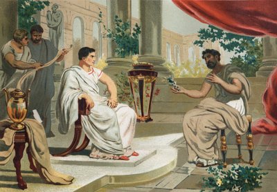 Portrait of Vespasian with Pliny the Elder by Unknown artist