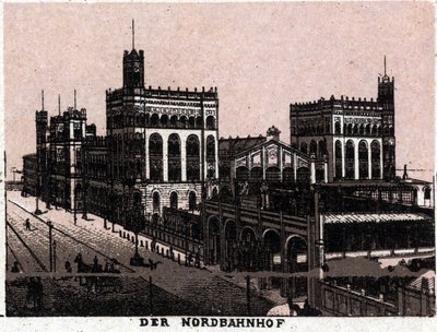 Vienna, Austria: view of the Northern Railway Station by Unknown artist