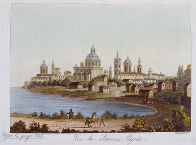 View of Buenos Aires - in the old and modern costume 1819-1820 by Doctor Ferrario, ed. Milan by Unknown artist