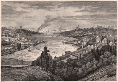 View of Constantinople and the Golden Horn During the XIX Century by Unknown