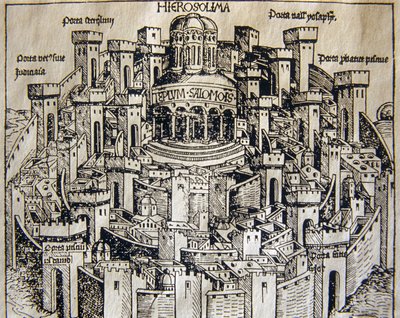 View of Jerusalem in the Middle Ages by Unknown artist
