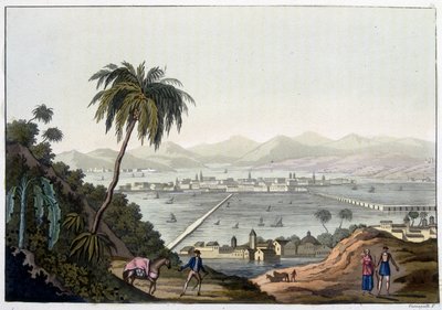 View of Mexico City, Mexico. In 