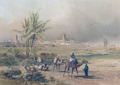 View of Timbuctoo (Timbuktu) in Modern Mali, c.1850 by Unknown artist