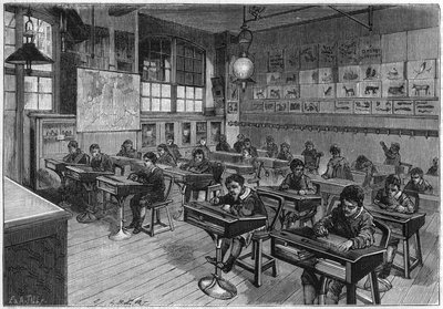 View of an elementary class of L