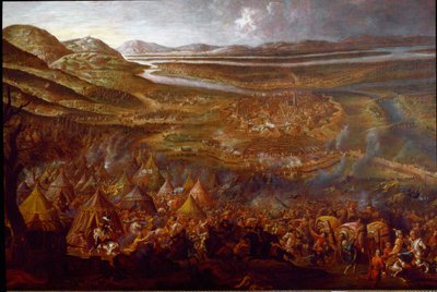 View of the Battle of Vienna on 12/09/1683 on the Hill of Kahlenberg by Unknown artist