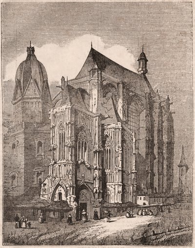 View of the Cathedral of Aachen, Germany by Unknown