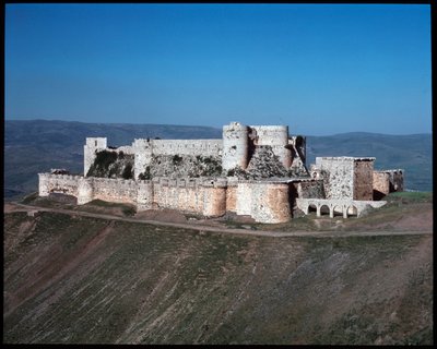 View of the Krak of the Knights, Crusader Castle, c.1100 by Unknown artist