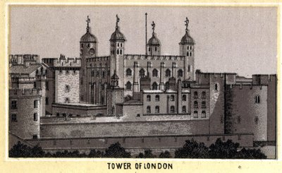 View of the Tower of London, Former Prison, England by Unknown artist
