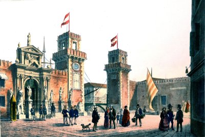 View of the Venice Arsenal in the 19th Century by Unknown artist