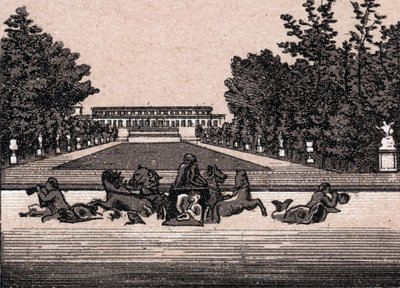 View of the castle of Versailles, France. The world illustrates 168 views. Undated (end of 19th century) by Unknown artist