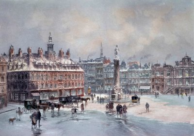 View of the Large Place of Lille by Unknown artist
