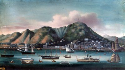 View of the Port of Hong Kong by Unknown artist