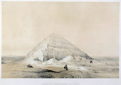 View of the Pyramid of Saqqarah by Unknown artist