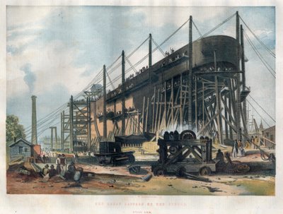 View of the Stern of the Transatlantic Liner 