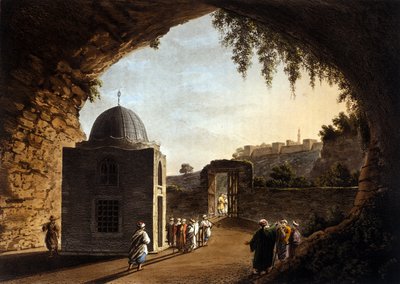 View of the Tomb of the Prophet Jeremiah in Jerusalem by Unknown artist