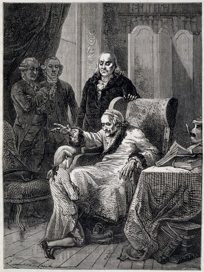 Voltaire benching Franklin