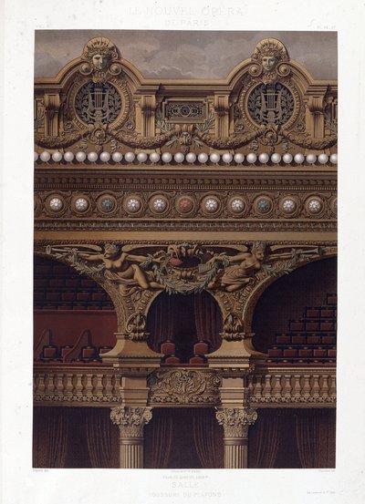 Voussure of the ceiling of the Opera Garnier by Unknown artist