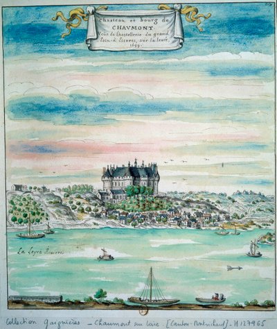 View of the Chateau de Chaumont-sur-Loire by Unknown artist