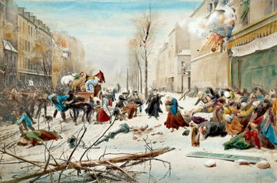 The siege of Paris in 1870, bombardment by the Prussians by Unknown artist