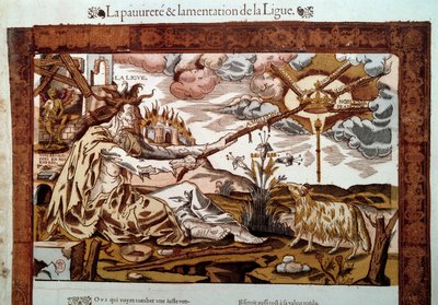 War of Religion: Allegory About Poverty and Lamentations of the Holy League by Unknown artist
