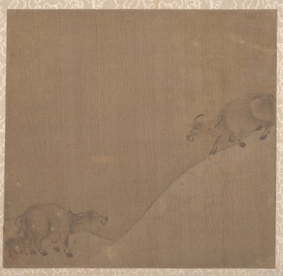 Water Buffaloes by Unknown Artist