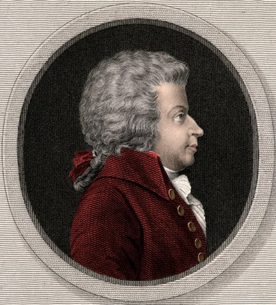 Wolfgang Amadeus Mozart 1756-1791 by Unknown artist