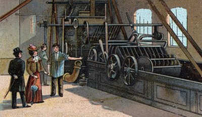 Wool Industry: Washing by Unknown artist