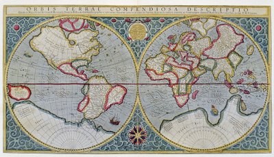 World Map of Mercator (1587) - after 
