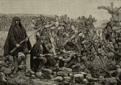 Youngsters Among Prickly Pears, Insurrection of the Fasci Siciliani, Italy by Unknown Artist