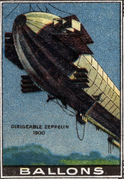 Zeppelin Airship Balloon by Unknown Artist